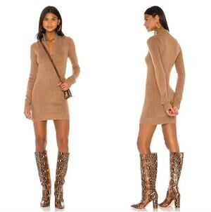 LOVERS AND FRIENDS | Anthea Sweater Dress | Zip Neck | Size Extra Small